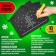 The training tablet "Magnetic drawing", New Year, black color, 375 holes