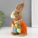 Souvenir "Bunny with three Easter testicles" 12x9.5x19.5 cm