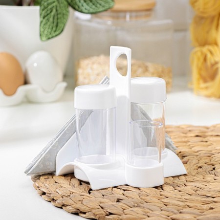 Set for spices "Rondo. Present ", 3 pcs on a stand with a napkin.