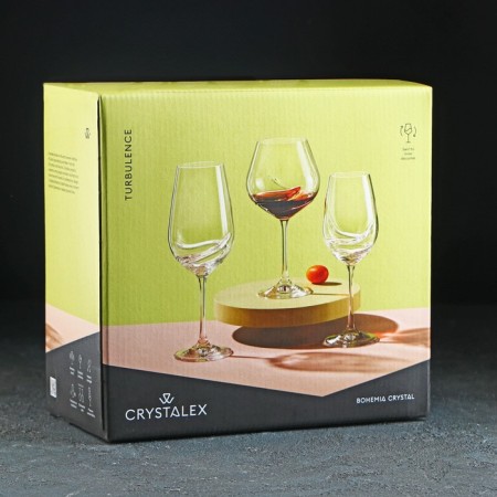 A set of glasses for the wine "Turbulence", 570 ml, 2 pcs-2