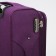 Small 24 suitcase "on lightning, code castle, with extension, purple color