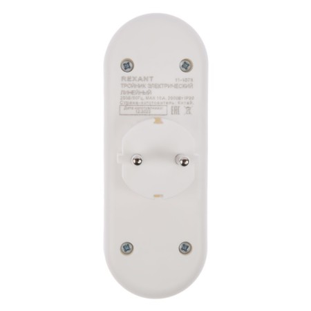 Tip electric rexant, 6-10 a, without salary, linear, white-3