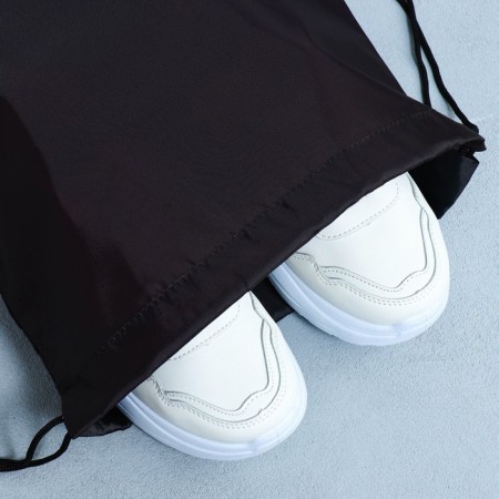 Shoe bag, martial material, black color, 30 x 40 cm-5