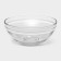 A set of glass salad bowls “Classic” with lids, 5 objects: 900/500/350/200/130 ml, blue color