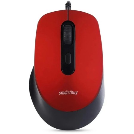 Mouse Smartbuy One 265-K, game, wired, optical, soundless, 2400 dpi, USB, red