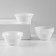Set of salad bowls Luminarc Trianon, 320 ml, D = 12 cm, glass ceramics, 6 pcs, white color