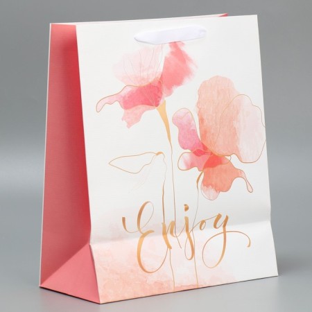 Gift package laminated, packaging, "tenderness", 25.4 x 30.5 x 12.7 cm-2