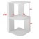 Carcainer -mounted and hinged shelf Leo No. 3, 250x250x550, white