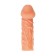 Kokos nozzle is realistic with additional stimulation, TPE, bodily, 15.6 cm, l