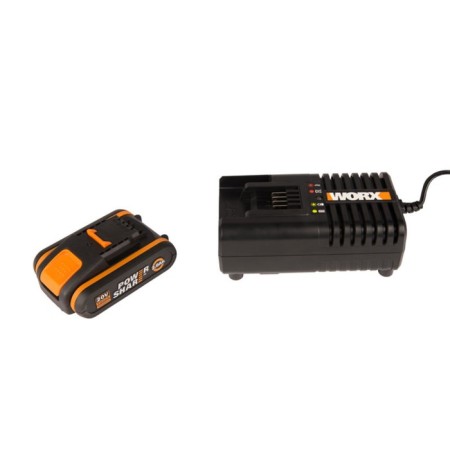 Set of Worx3601, 1 battery 2 Ah and charger for 2 A-1