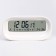 Clock - Electronic desktop alarm clock with a thermometer, hygrometer, 7 x 14.5 cm, 2AA