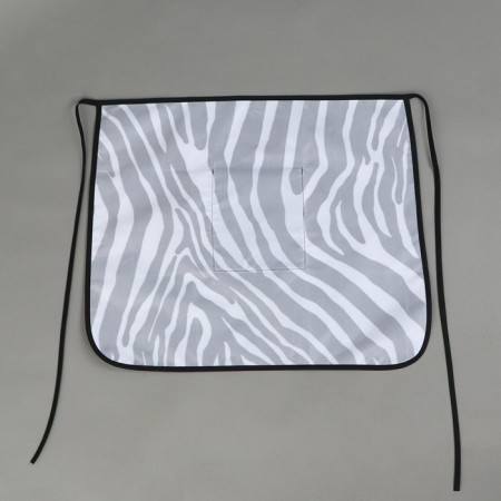 Apron kitchen "Zebra", with a pocket-6