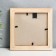 Photo frame pine С24 oak 10x10 cm (plastic screen)