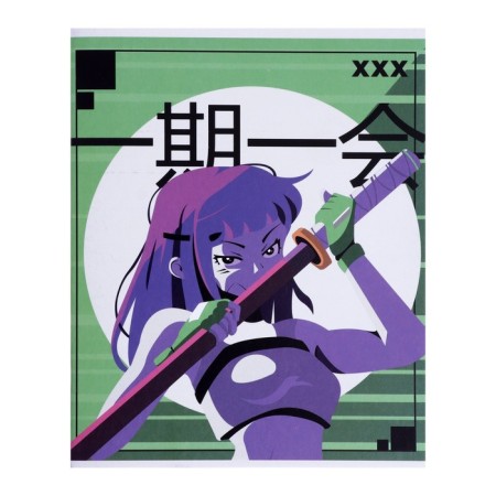 Notebook of 48 sheets in the Calligrata "AnimeArt" line, cover coated cardboard, VD-pound, block offset, mix-2