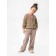 Cardigan Children's Knit, height 128 cm, beige color