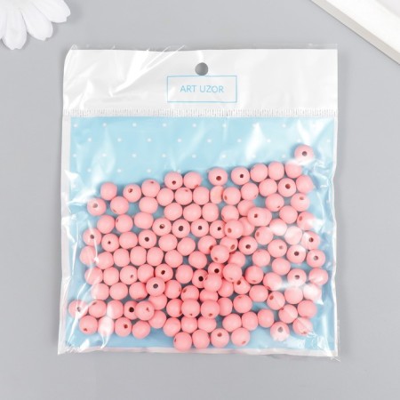 Beads for creativity tree "Pink" D-0.8 cm, set of 20 g-3
