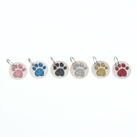Tarry for engraving "Brilliant paw", 2.2 cm, packing 6 pcs, mix of flowers-2