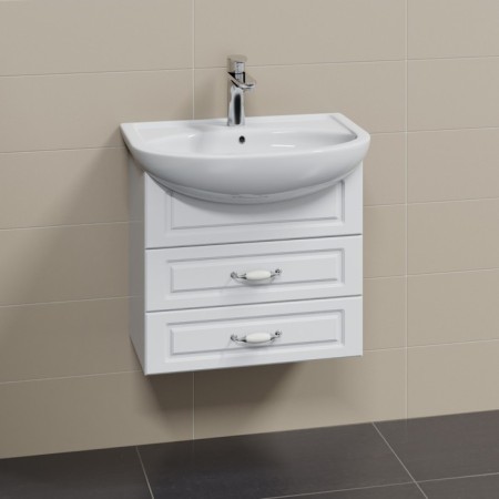 Tumba "Verona-60" 2 boxes suspended with the sink "Saturn 60"-3
