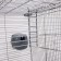 Birds Cage "Pigzon" No. 104-B, collapsible, 2 sections, 58 x 40 x 88cm, gray