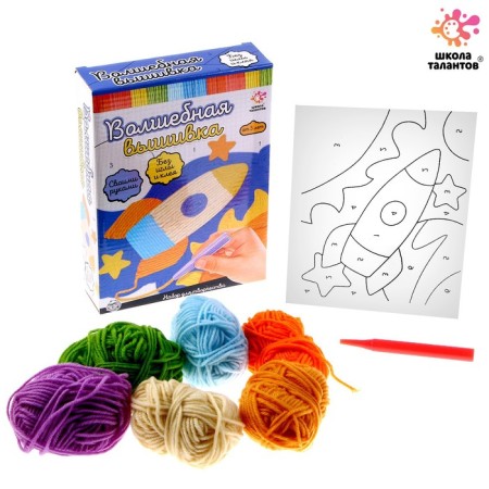 Set for creativity: Lunar fresco and magic embroidery "Cosmos"-1