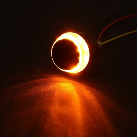 Brown backlight, 12 V, wire 25 cm, set 2 pcs-4