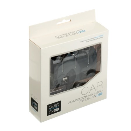 Smuster Rapper, 3 Nests, 2 USB 1 A, 60 W, 12/24 V, backlight, wire 70 cm-4