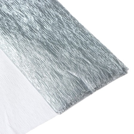 Fixed paper 50 x 200 cm, in roll, 32 g/m2, silver