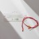 Bracelet-reinforcing "red thread" cat eyes, yellow color, d = 8