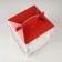 Confectionery box with a window, a chest, Happy New Year, 20 x 20 x 20 cm, New Year