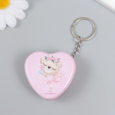 Casket on the ring Metal "Heart - Zoo" MIX 2.1x5x4.6 cm-1