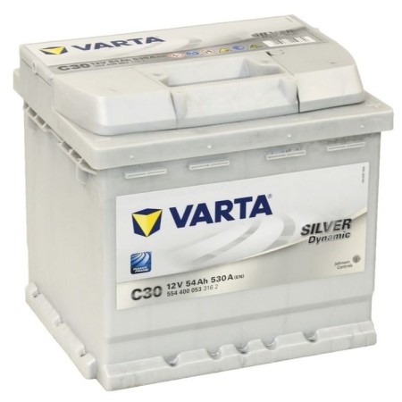 Battery VARTA 54 Ah, reverse polarity Silver Dynamic 554 400 053