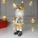 Polystone souvenir "Losik in a silver sweater with a bell" 27x6.5x9 cm