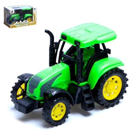 Inertial tractor "agricultural", green color