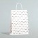 Crafts, white, “polka dots”, 32 x 24 x 10.5 cm