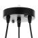 Lamp Bayerlux "Dixie" 3he27 40W Black 45x45x22-122cm