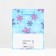 Laminated "Multi -colored snowflakes" 11.5 x 14.5 x 6 cm