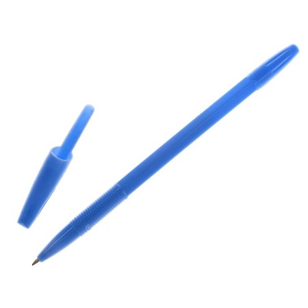 Ballic handle Office Style 820, Node 1.0 mm, blue ink, Blue body-2