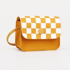 Baby bag on magnet, long belt, yellow color