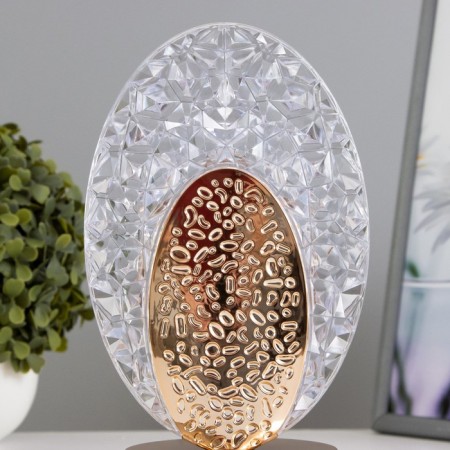 Table lamp sensory "Landis" LED 3W 3000-6000K USB AKB Dimmer gold 9.5x13.5x22 cm 102220-6