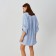 Women's shirt Minaku: Casual Collection Blue color, river 46