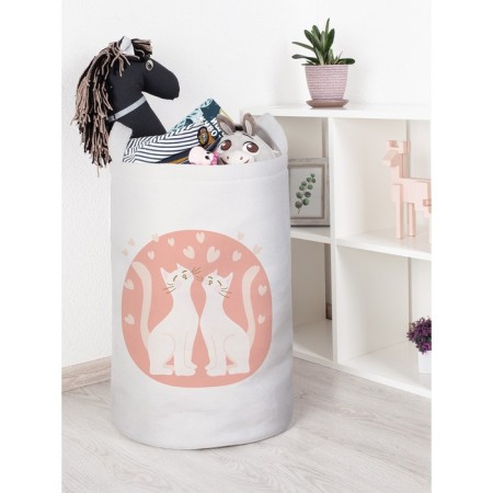 Basket for toys "Fly love, size 40x60 cm