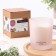 Aromatic candle in the glass "FICO", caramel and figs, 200 g