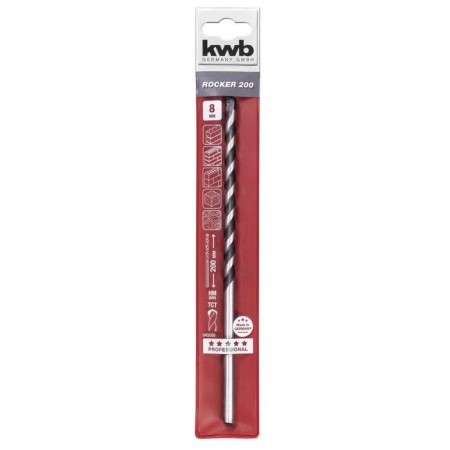 Kwb rocker, 8x200 mm, sharpening angle 130 °, carbide tip.-1