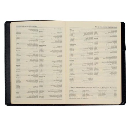 Diary Semi -dated A5, 208 PROFY sheets, reclaid leather, replaced block, gold cut, black-12
