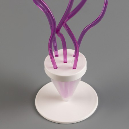 Set "wave", wand+holder+stand, set of 5 pcs., Violet-2
