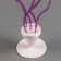 Set "wave", wand+holder+stand, set of 5 pcs., Violet