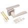 Renz DH 72-02 SN Rivoli pens, matte nickel color