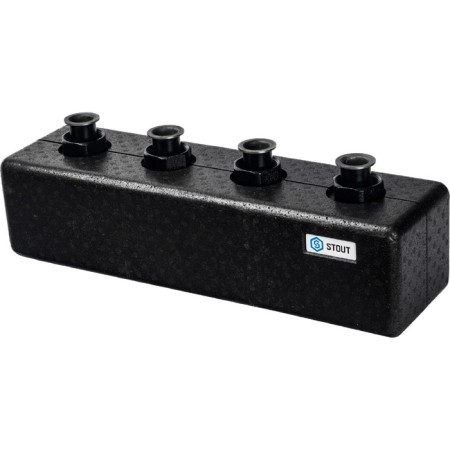 Distributive collector Stout SDG-0017-004023, two (three) heating circuits, DN 25