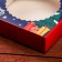 Gift box team with the window "New Year's abstraction", 11.5 x 11.5 x 3 cm