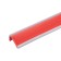 Anti -slip lining on the steps angular, 1m, red